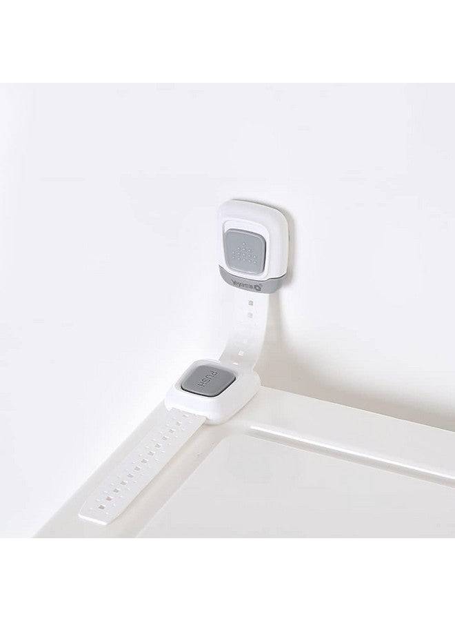 Upgraded No Drill Anti Tip Furniture Wall Anchors Straps For Baby Proofing (4 Pack)