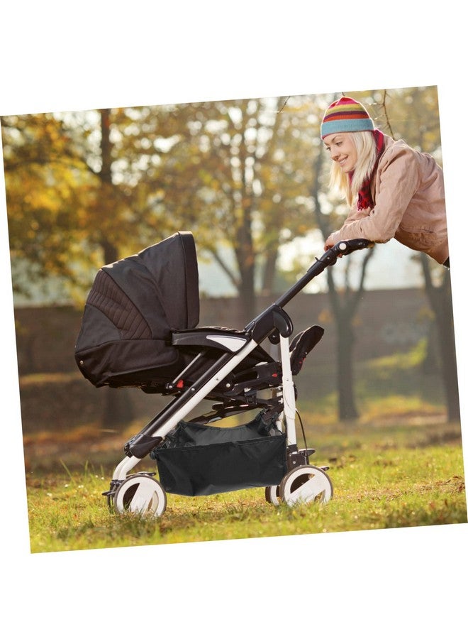 Stroller Car Stroller Infant Pushchair Pram Bottom Basket Baby Trend Stroller Storage Basket Replacement Stroller Storage Organizer Bag Storage Bags Nappy Storage Pouch Net Bag