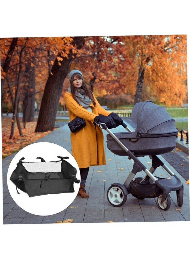 Stroller Car Stroller Infant Pushchair Pram Bottom Basket Baby Trend Stroller Storage Basket Replacement Stroller Storage Organizer Bag Storage Bags Nappy Storage Pouch Net Bag