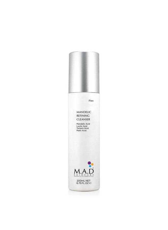 M.A.D Mandelic Refining Cleanser Gentle Alphahydroxy Acid Cocktail For Deep Cleansing Hydration & Skin Tone Refinement Brightening & Acne Care Ideal For Professional Backbar & Athome Skincare