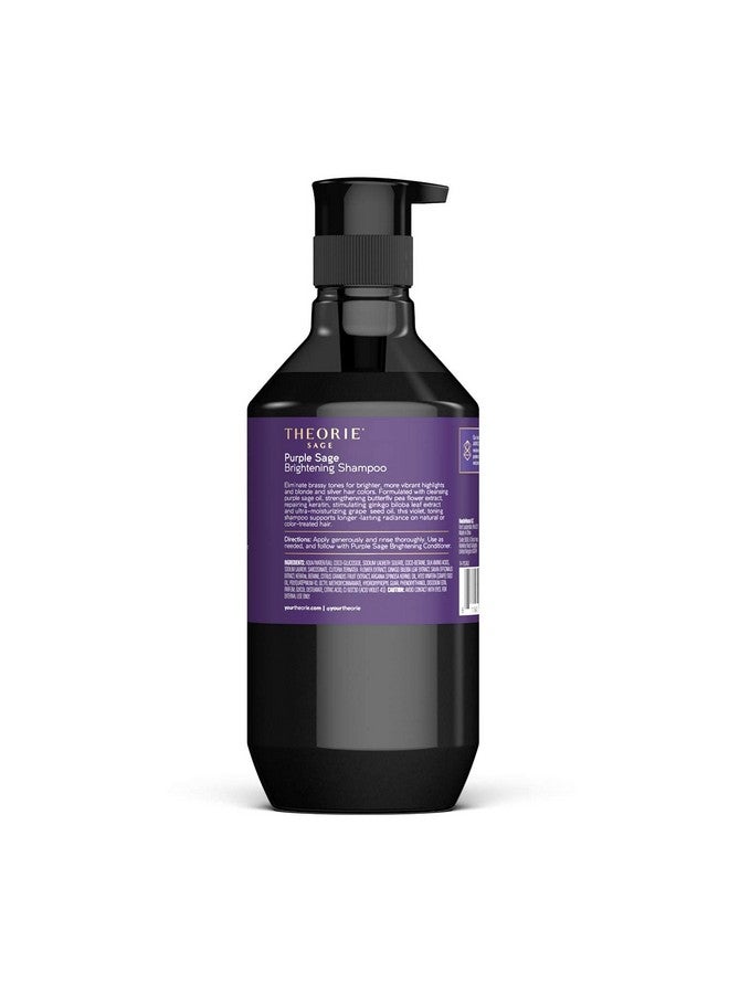 Purple Sage Brightening Shampoo Balance Tone & Brighten Blonde Silver Grey Bleached Color Treated Or Highlighted Hair Eliminate Brassiness & Yellowing 800Ml