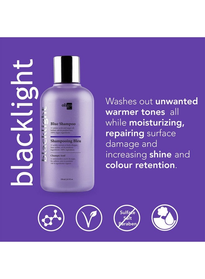 Blacklight Blue Shampoo Sulfatefree Blue Shampoo For Blonde And Color Hair Revive Treated Hair Refreshes Faded Highlights 11 Amino Acids And Moisturizing Formula 8.5Oz