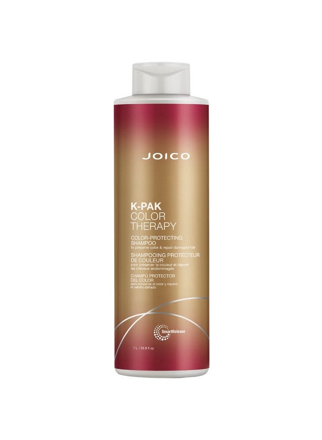 Color Therapy Shampoo For Colortreated Hair With Keratin & Argan Oil Repairs Damage Boosts Shine 33.8 Oz