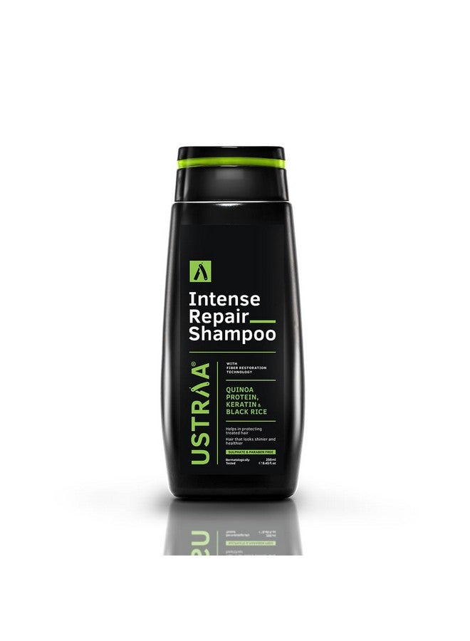 Intense Repair Shampoo 250Ml With Fiber Restoration Technology | With Black Rice & Keratin | Helps Protect Treated Hair | For Shinier & Healthier Hair | No Sls, No Paraben