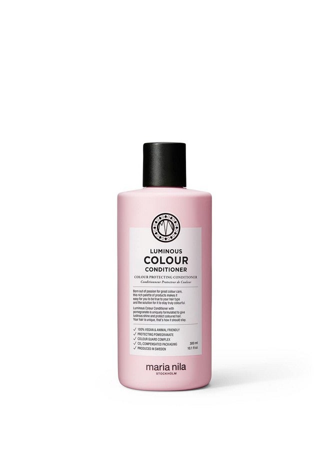 Luminous Colour Conditioner 10.1 Fl Oz Reduces Colour Loss From Washing Pomegranate Counteracts Dehydration 100% Vegan & Sulfateparaben Free