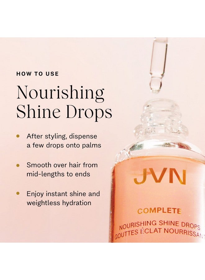 Complete Nourishing Shine Drops Hair Oil For Hydration And Longterm Hair Health Styling Oil For All Hair Types Sulfatefree 1.7 Fluid Ounces