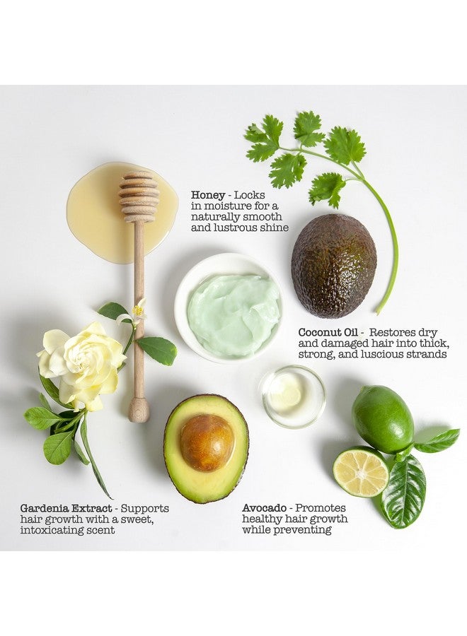 Guacamole Whip Hair Mask Deep Conditioning Hair Mask For All Hair Types Wavocado Honey & Argan Oil 12 Fl Oz Hair Mask For Dry Damaged & Frizzy Hair (Guacamole)