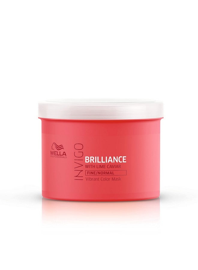 Invigo Brilliance Hair Mask For Finenormal Colored Hair Conditioning Treatment Color Vibrancy 16.9 Fl Oz