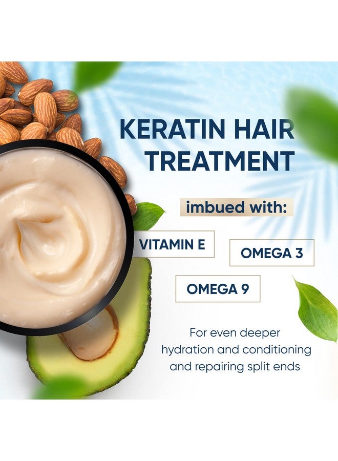 Keratin Hair Mask Hair Treatment Mask For Dry Damaged Hair Repair Nourishment Beauty All Hair Types Masque Vitamin E Omega 3 9 Mascarilla Para El Cabello