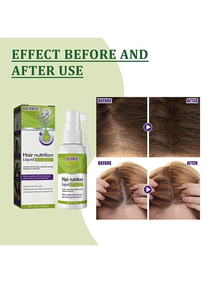 Hair Nutriton Liquid- Reduces Hair Loss Spray ,Fuller And Thicker For Hair 50ml