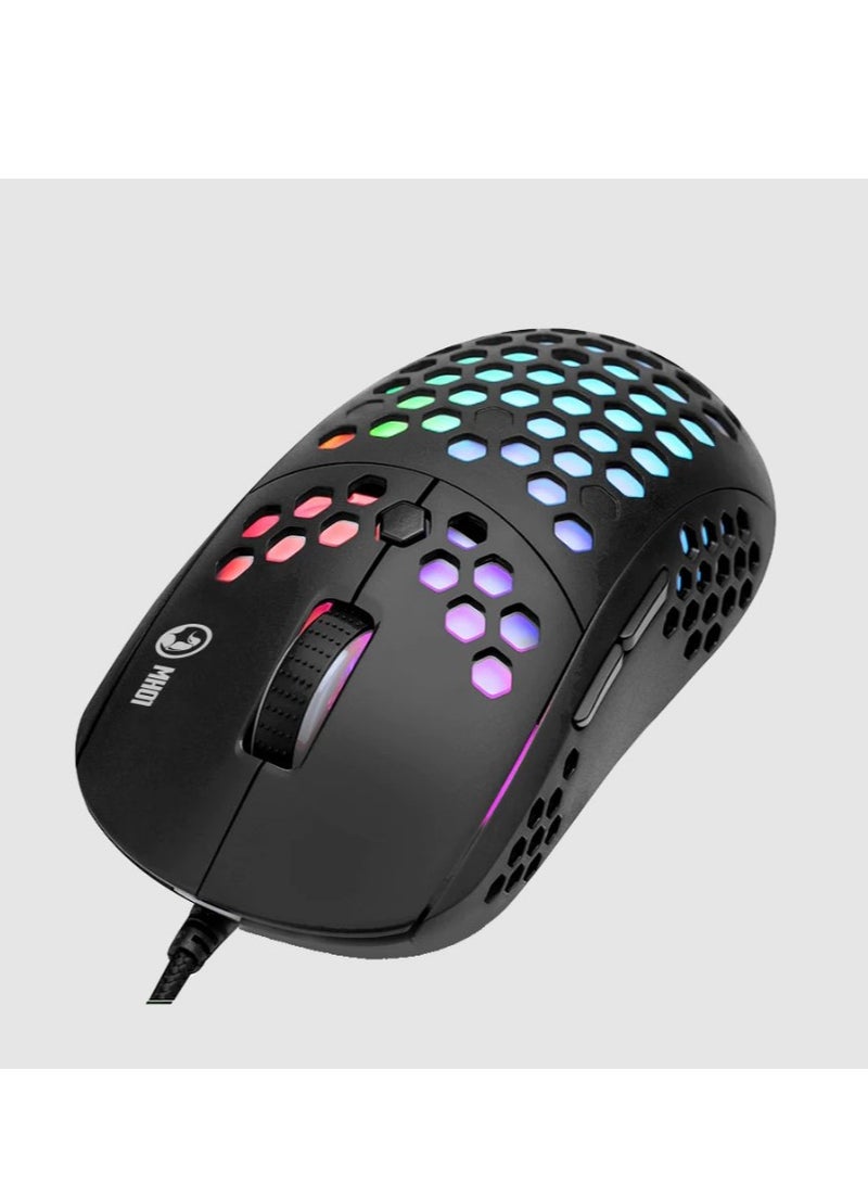 MARVO MH01BK 2IN1 Gaming Headset and Mouse Black