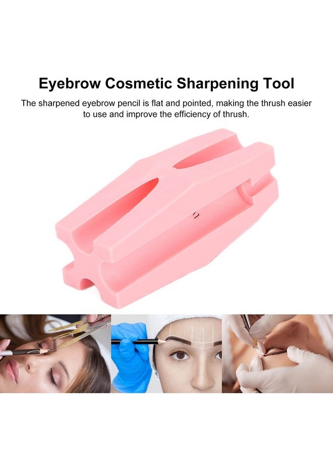 Sharpening Tool Duckbill Sharpener For Eyebrow Pencil 4 In 1 Duckbill Shape Eyebrows Pencil Shaper Portable Eyebrow Cosmetic Sharpening Auxiliary Tool Eye Makeup Shaping Tools For