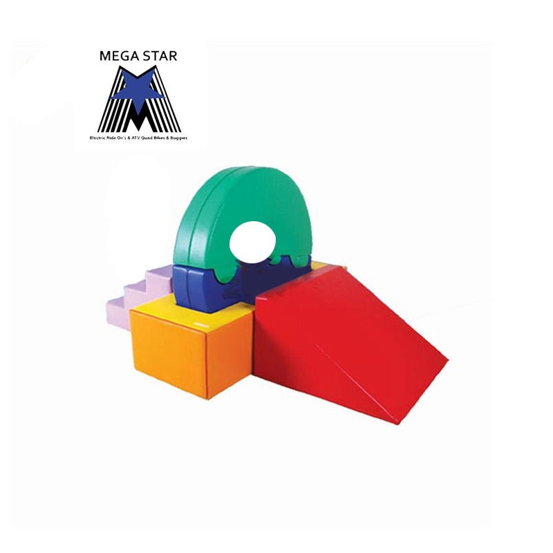 3 step Climb and Crawl Soft play Activity Set 223X86X136cm