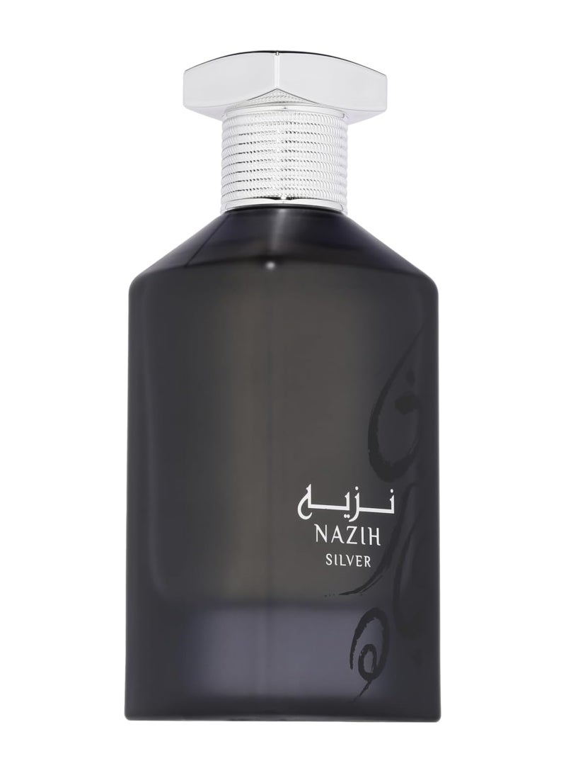 Nazih Silver - Eau de Parfum - By Athoor Al Alam - Perfume For Men, 100ml