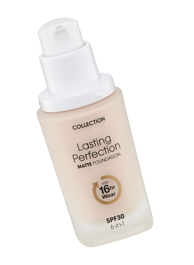 Lasting Perfection 27ml Matte Foundation - Porcelain