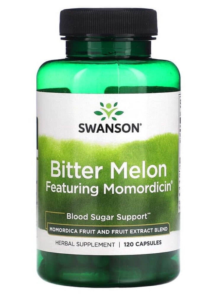 Swanson, Bitter Melon Featuring Momordicin, 120 Capsules