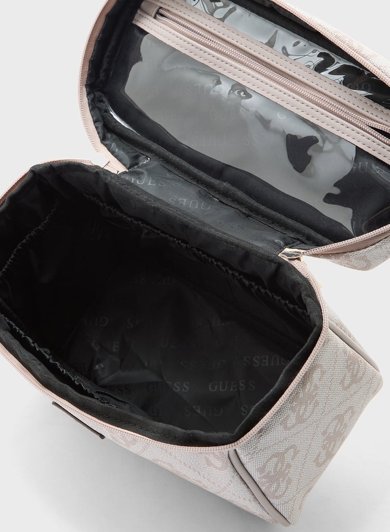 Berta Toiletry Trainch Case Bag