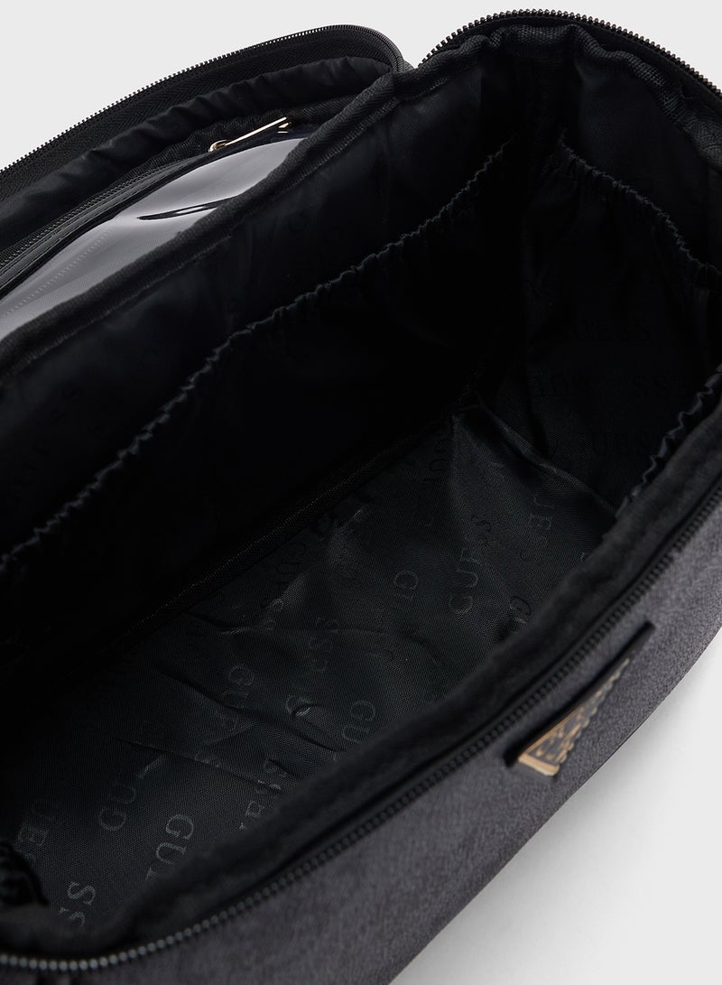 Berta Toiletry Trainch Case Bag