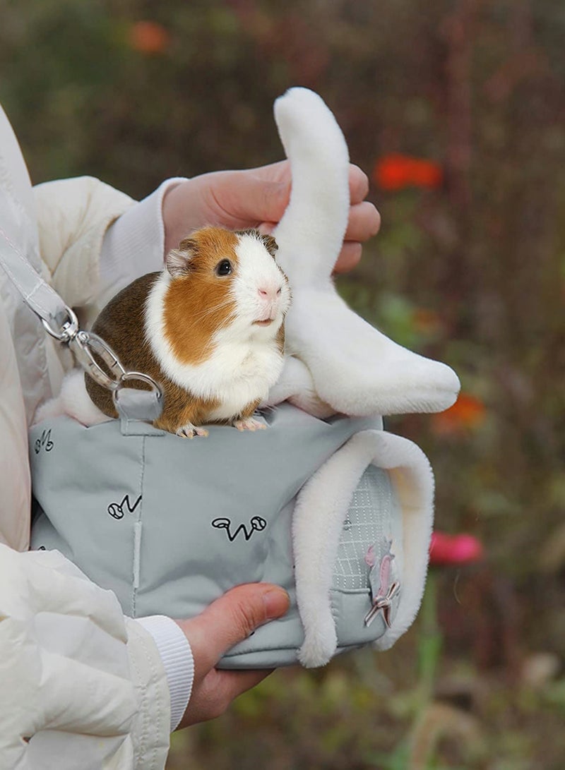 Outdoor Portable Pouch Hamster Travel Bag Small Animal Carrier Sugar Glider Hamster Squirrel Small Animal Outgoing Bag