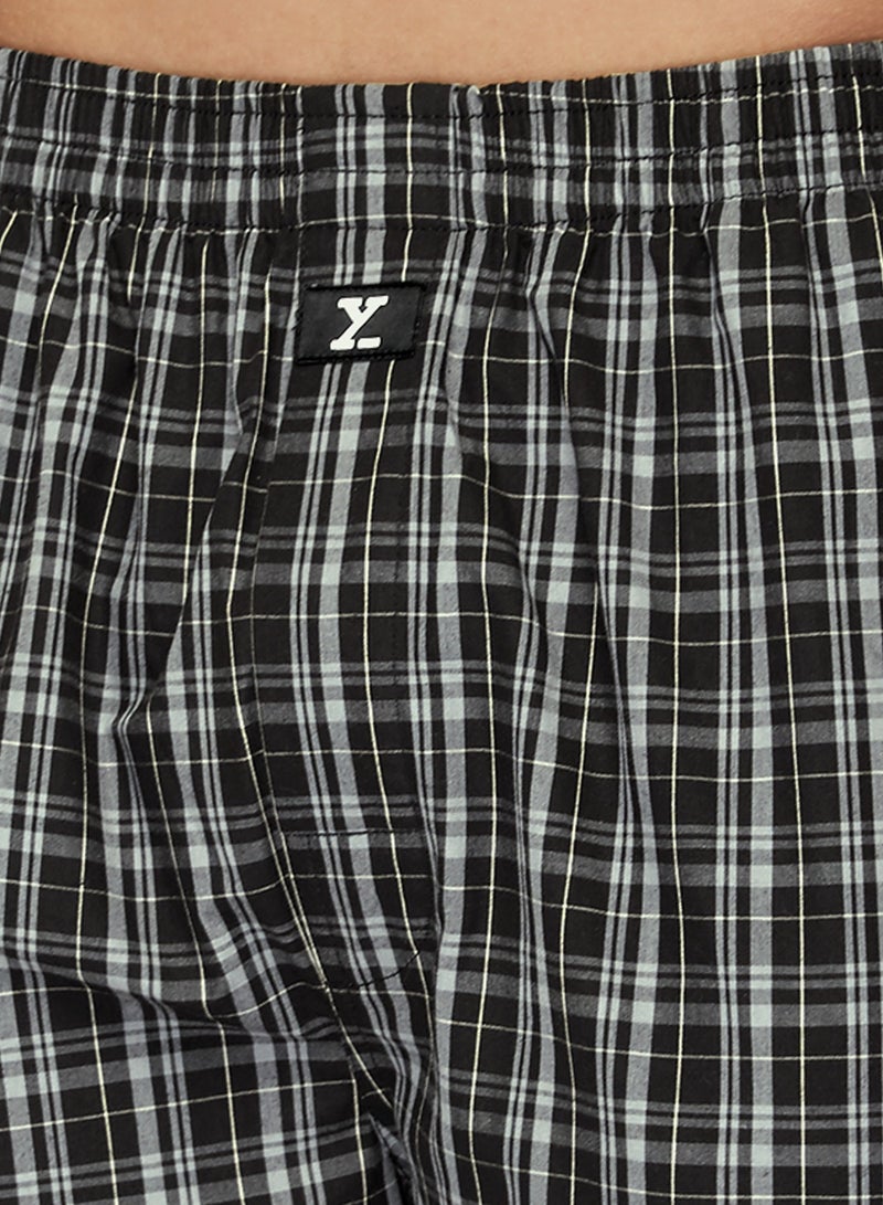 IntelliEaze Super Combed Cotton Boxer Shorts for mens pack of 2