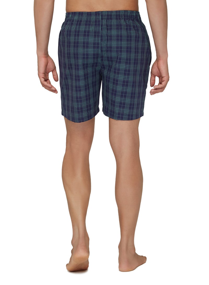 IntelliEaze Super Combed Cotton Boxer Shorts for mens pack of 2