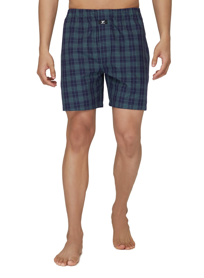 IntelliEaze Super Combed Cotton Boxer Shorts for mens pack of 2