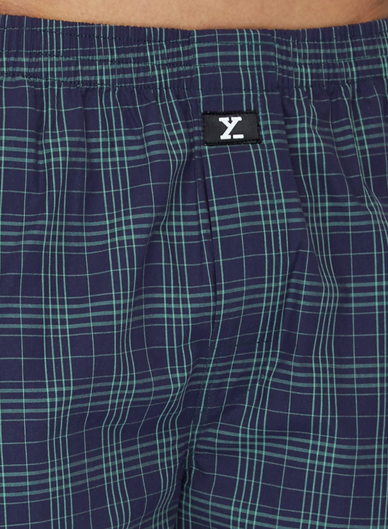 IntelliEaze Super Combed Cotton Boxer Shorts for mens pack of 2