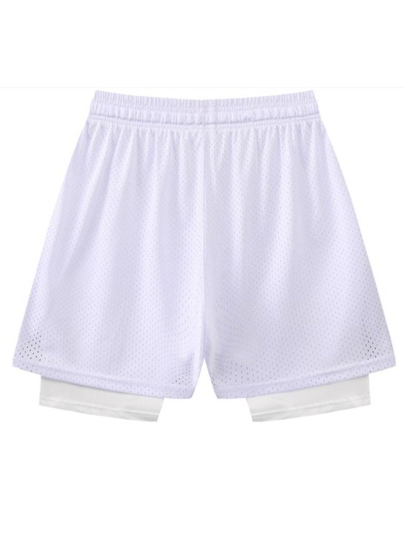 New Three Point Sports Vacation Two piece Basketball Shorts