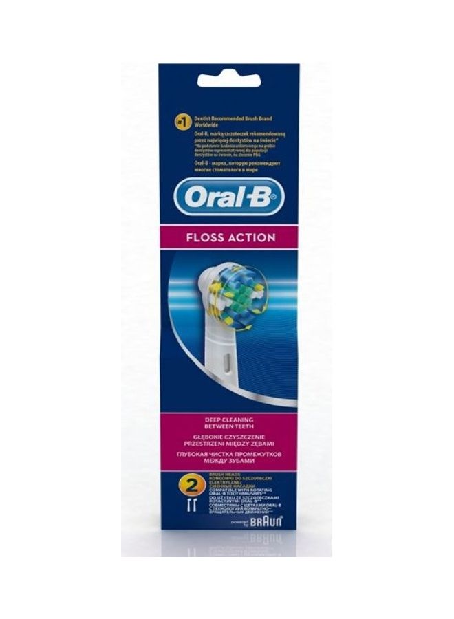 Floss Action Replacement Brush Head