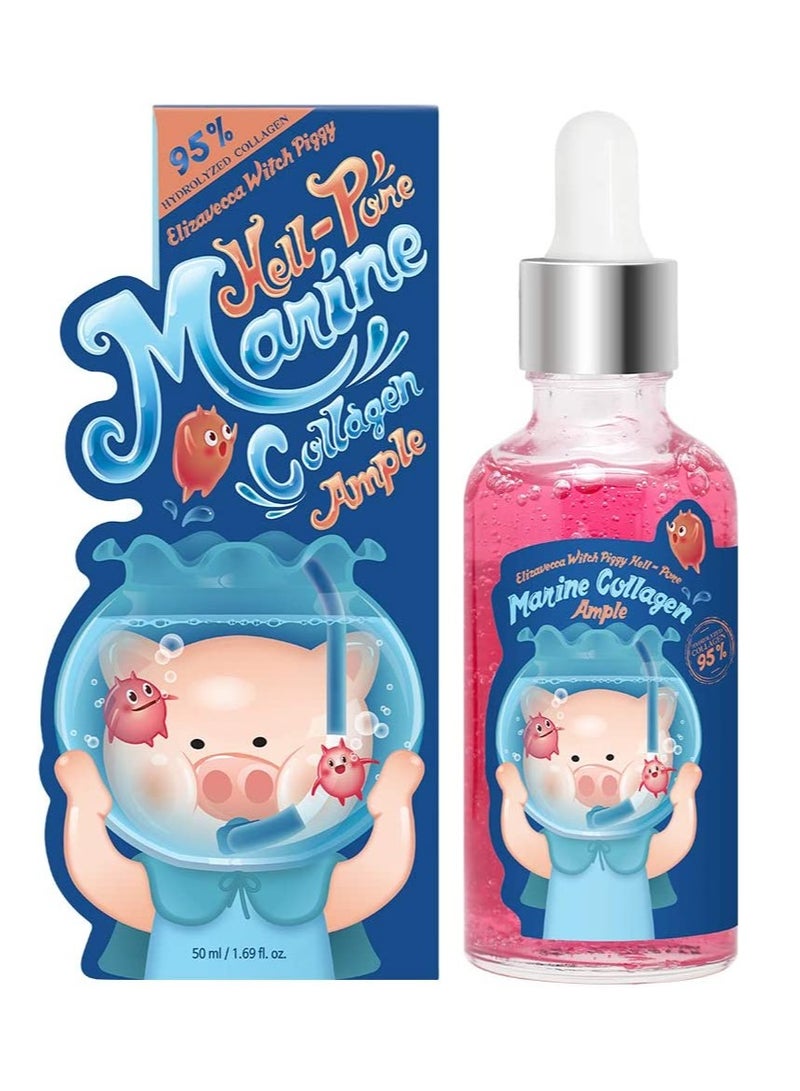 Serum functionality for improvement of wrinkles and contains marine collagen extracts 50ml