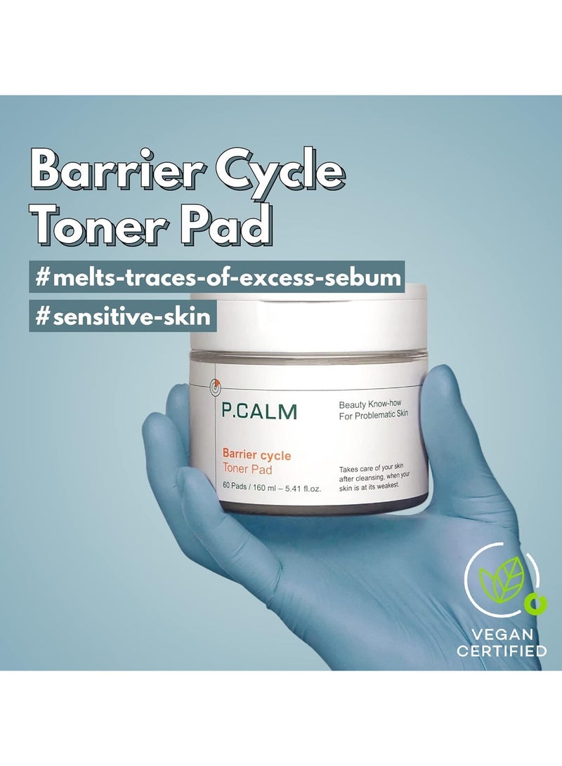 PCALM Barrier Cycle Toner Pad 60 Pads