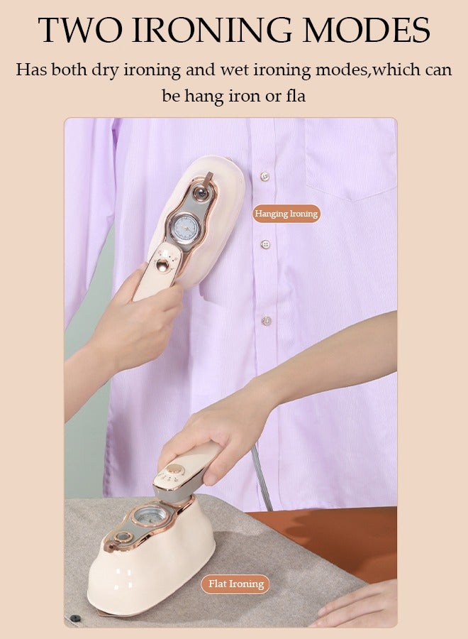 Handheld Steam Iron, 180 degree Rotating Foldable Handheld Mini Ironing Machine, Support customization, Fast Heating Of Ceramic ironing panel for Efficiently Sterilization with High Temperature