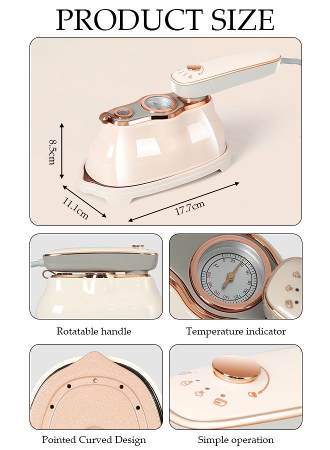 Handheld Steam Iron, 180 degree Rotating Foldable Handheld Mini Ironing Machine, Support customization, Fast Heating Of Ceramic ironing panel for Efficiently Sterilization with High Temperature