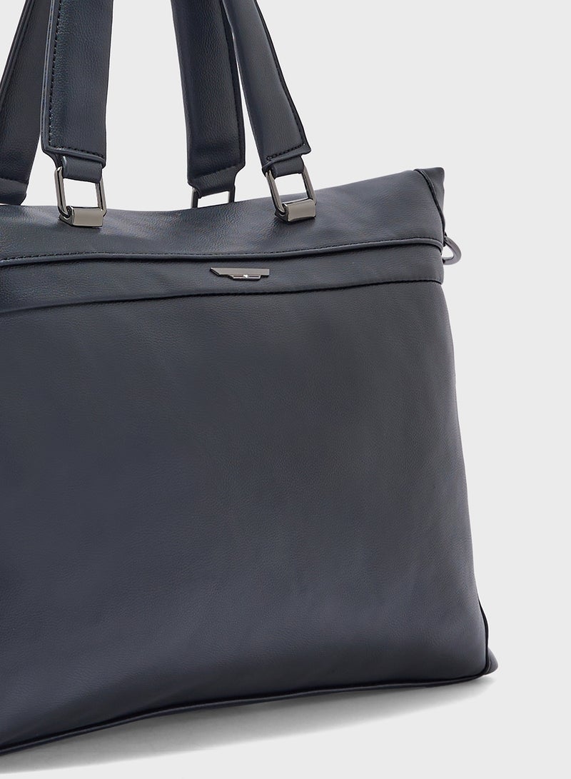 Premium Faux Leather Laptop Bag