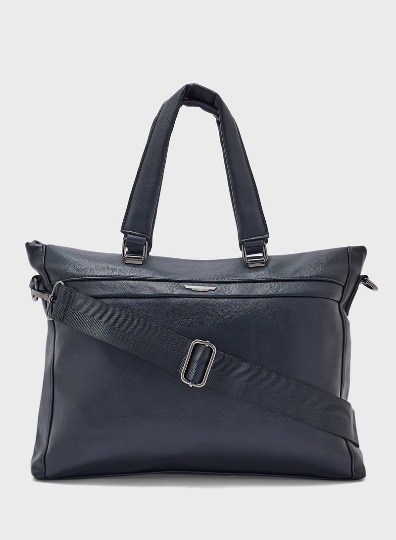 Premium Faux Leather Laptop Bag