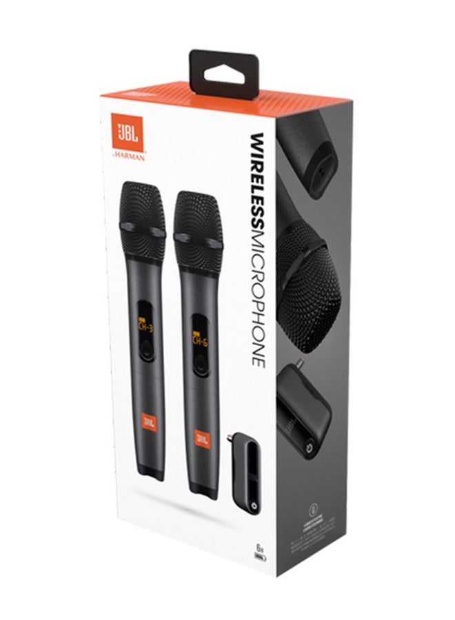 Wireless Microphone Set JBLWIRELESSMIC-D Black