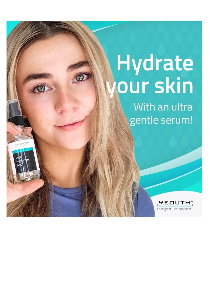 Yeouth Pure Hyaluronic Acid, 2oz