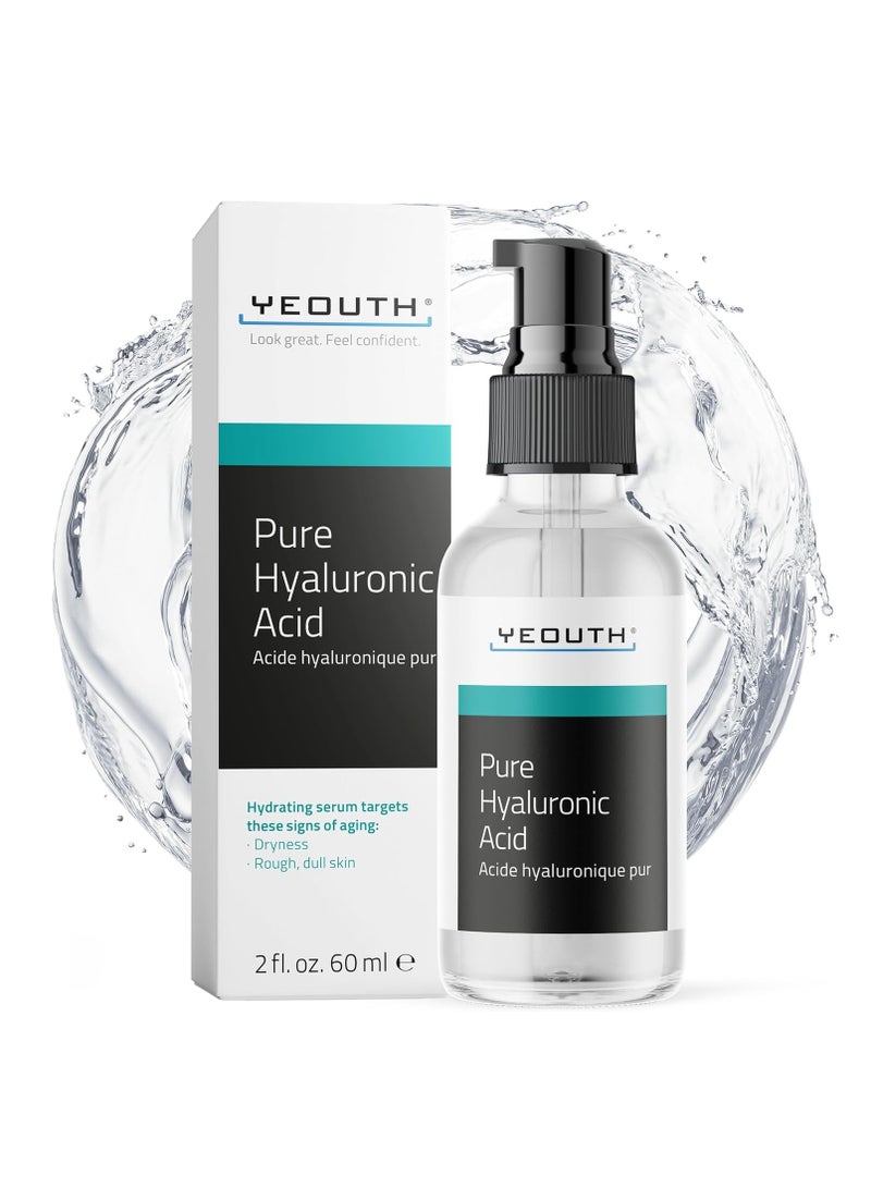 Yeouth Pure Hyaluronic Acid, 2oz