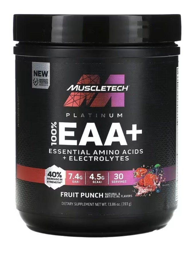 Platinum 100% EAA+, Fruit Punch, 13.86 oz ,393 g