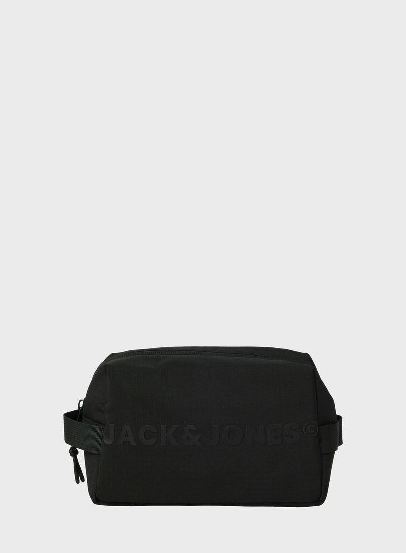 Jacnorth Logo Print Toiletry Bag