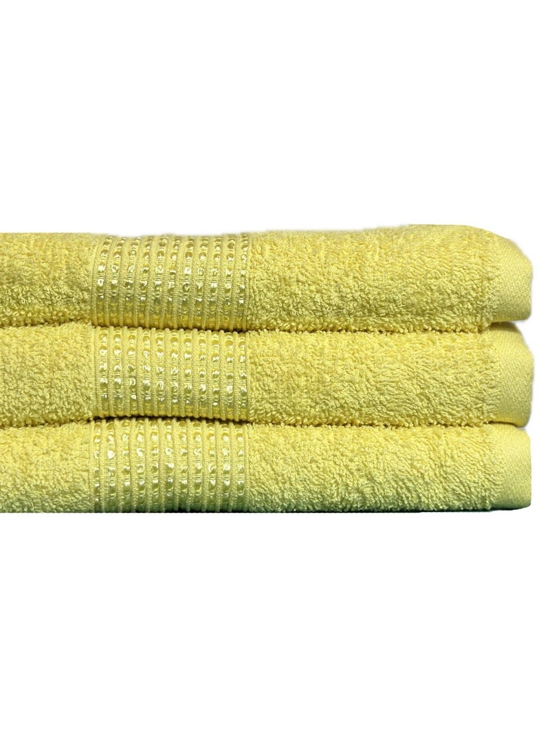 Bath Towels 100% Cotton Ultra Soft, Super Absorbent, Antibacterial Treatment And Dry Quick 430 GSM Terry, Mini Checks, 70 Cm x 140 Cm