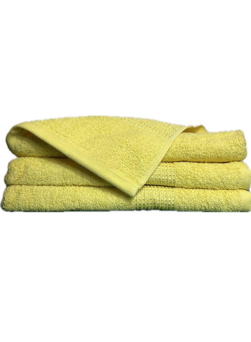 Bath Towels 100% Cotton Ultra Soft, Super Absorbent, Antibacterial Treatment And Dry Quick 430 GSM Terry, Mini Checks, 70 Cm x 140 Cm