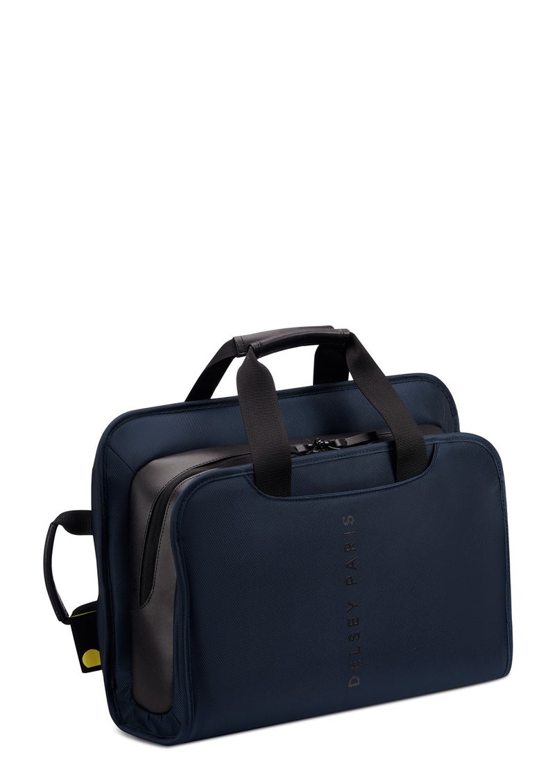 Arche 2 Compartment Satchel Backpack Laptop Protection 15.6 inch Navy Blue - 00120016302
