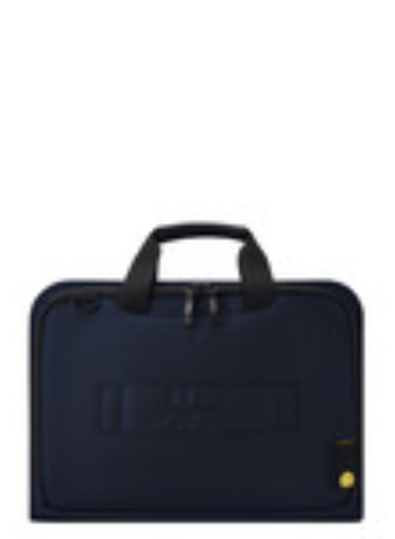 Delsey Arche 2 Compartment Satchel Laptop Protection 15.6 inch Navy Blue - 00120016102