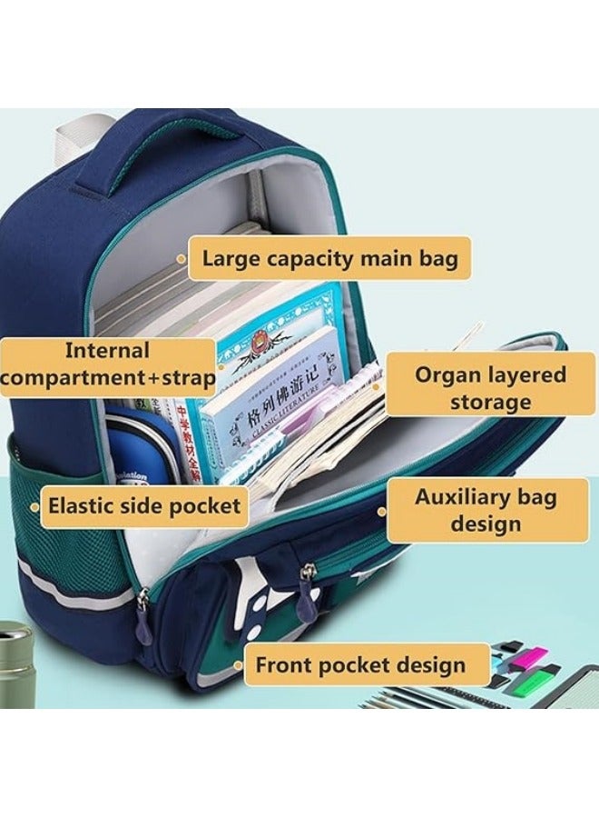 School Bag for Girls 2 pcs Set,Kids Backpack with Pencil Bag, Cute School Bags Shoulder Handbags Cartoon Rucksack Large Capacity Bag Waterproof Bags Multiple Pockets Schoolbags