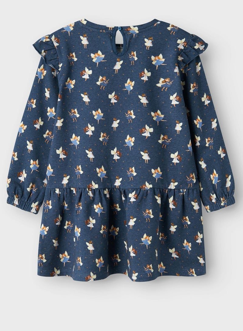 Kids Tiered Hem Dress