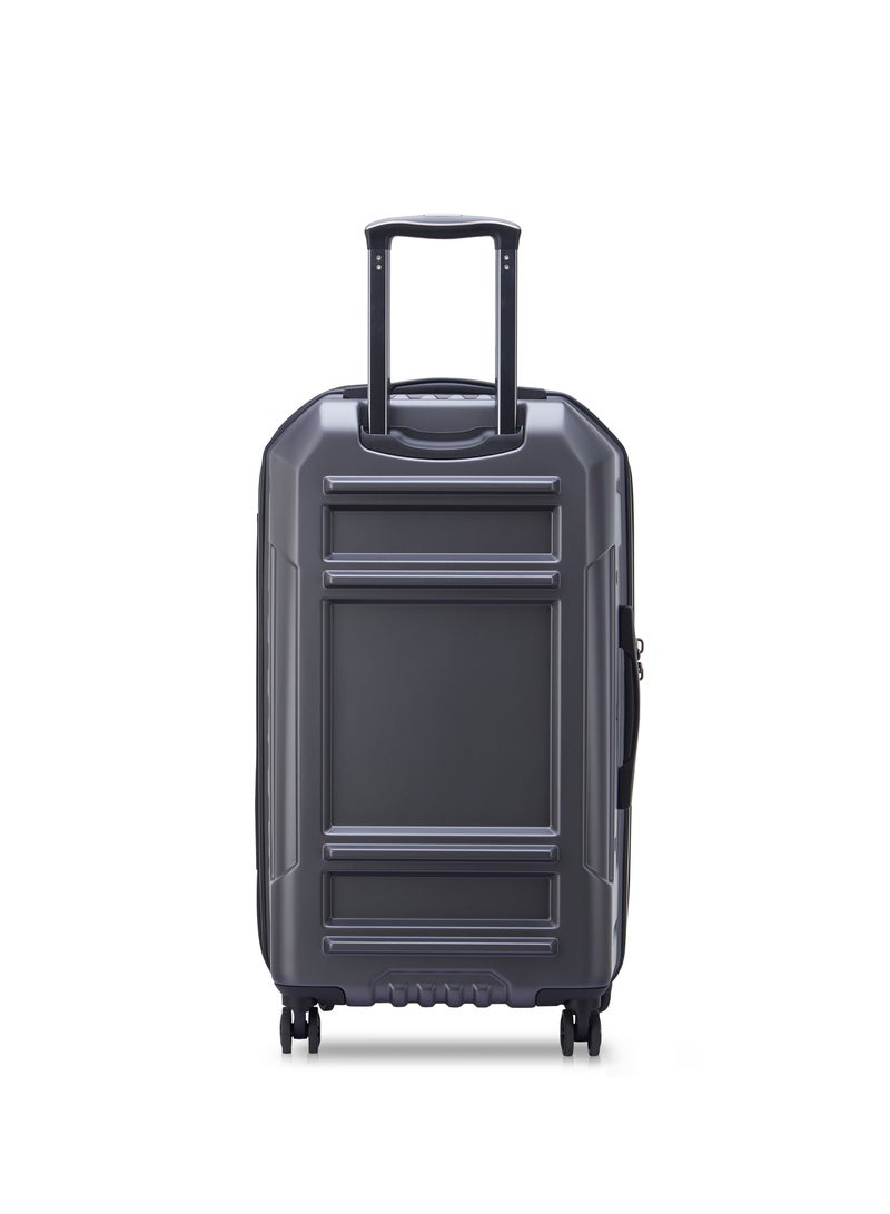 Delsey Rempart 73cm Hardcase Expandable 4 Double Wheel Flex Check-In  Luggage Trolley Case Trunk Anthracite Grained - 218181801