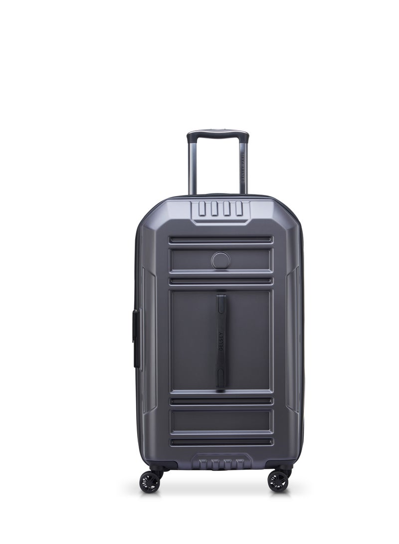 Delsey Rempart 73cm Hardcase Expandable 4 Double Wheel Flex Check-In  Luggage Trolley Case Trunk Anthracite Grained - 218181801