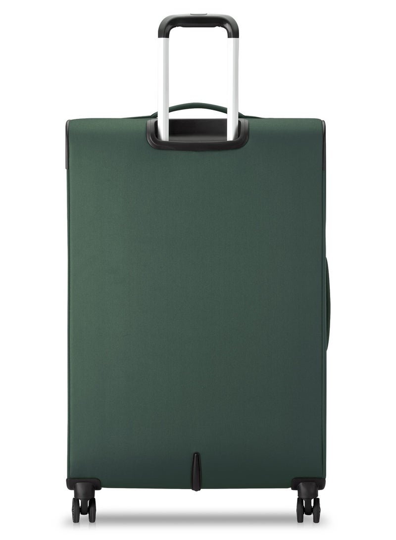 Delsey Pin Up 6 78cm Softcase 4 Double Wheel Expandable  Check-In Trolley Case  Green - 00343082103