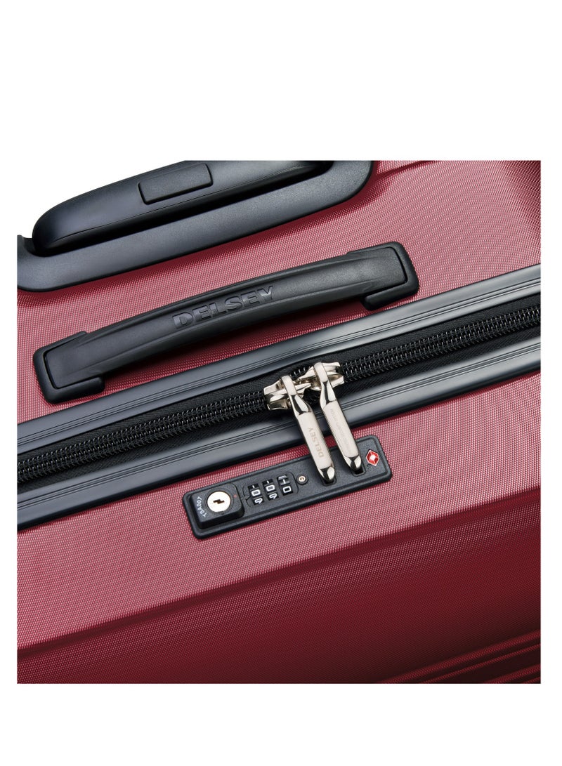 Delsey Segur 2.0 70cm Hardcase 4 Double Wheel Trolley Cabin Luggage Trolley Case Red - 00205882004